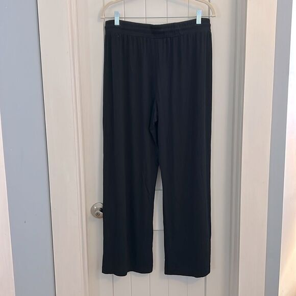 NWT Andie The Wide Leg Pants Black Size Large - Picture 3 of 10